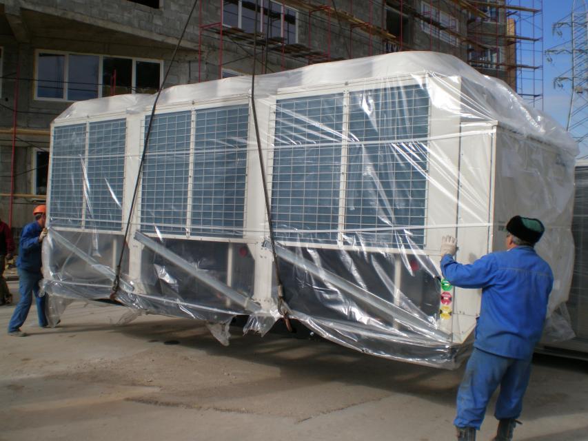 Монтаж чиллера IGC