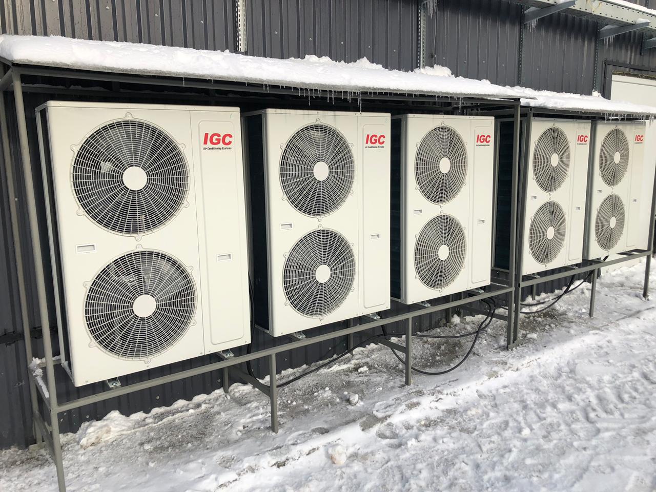 Блоки VRV смонтированные